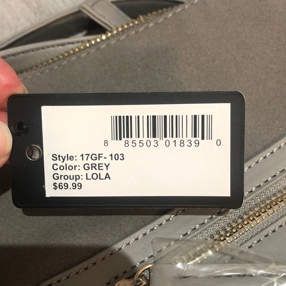 NWT Guess Crossbody Bag Grey - Picture 16 of 16